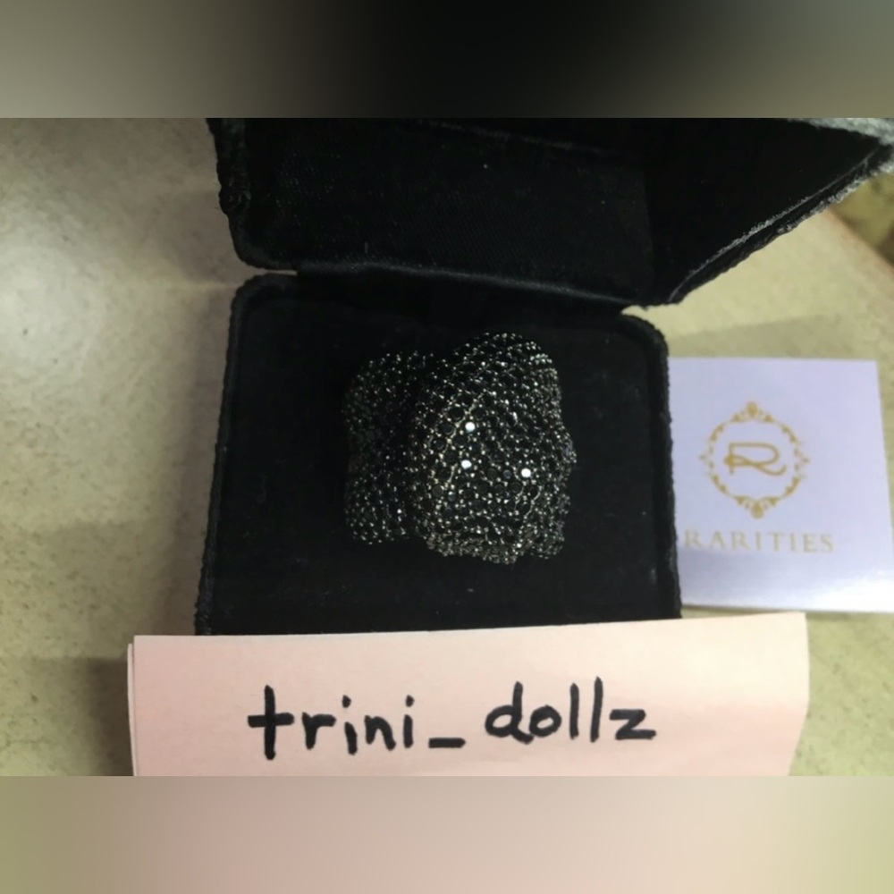RARITIES NWT Carol Brodie Black Spinel Ring 🖤